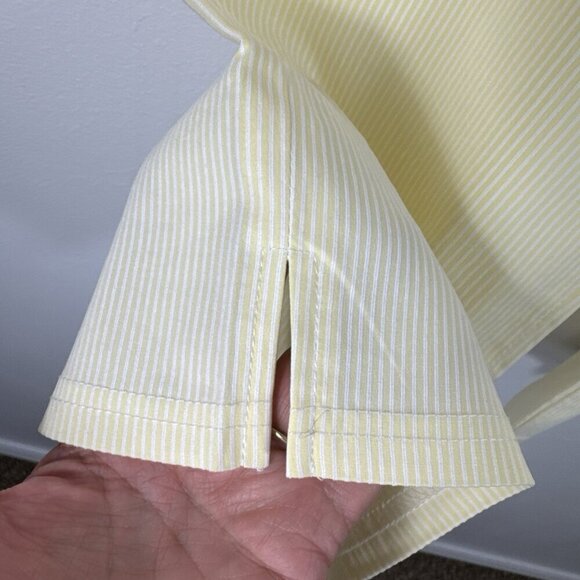 Mario Serrani Women's XL Comfort Stretch Capri Pant Yellow Stripe NWT 9310 - Picture 14 of 16